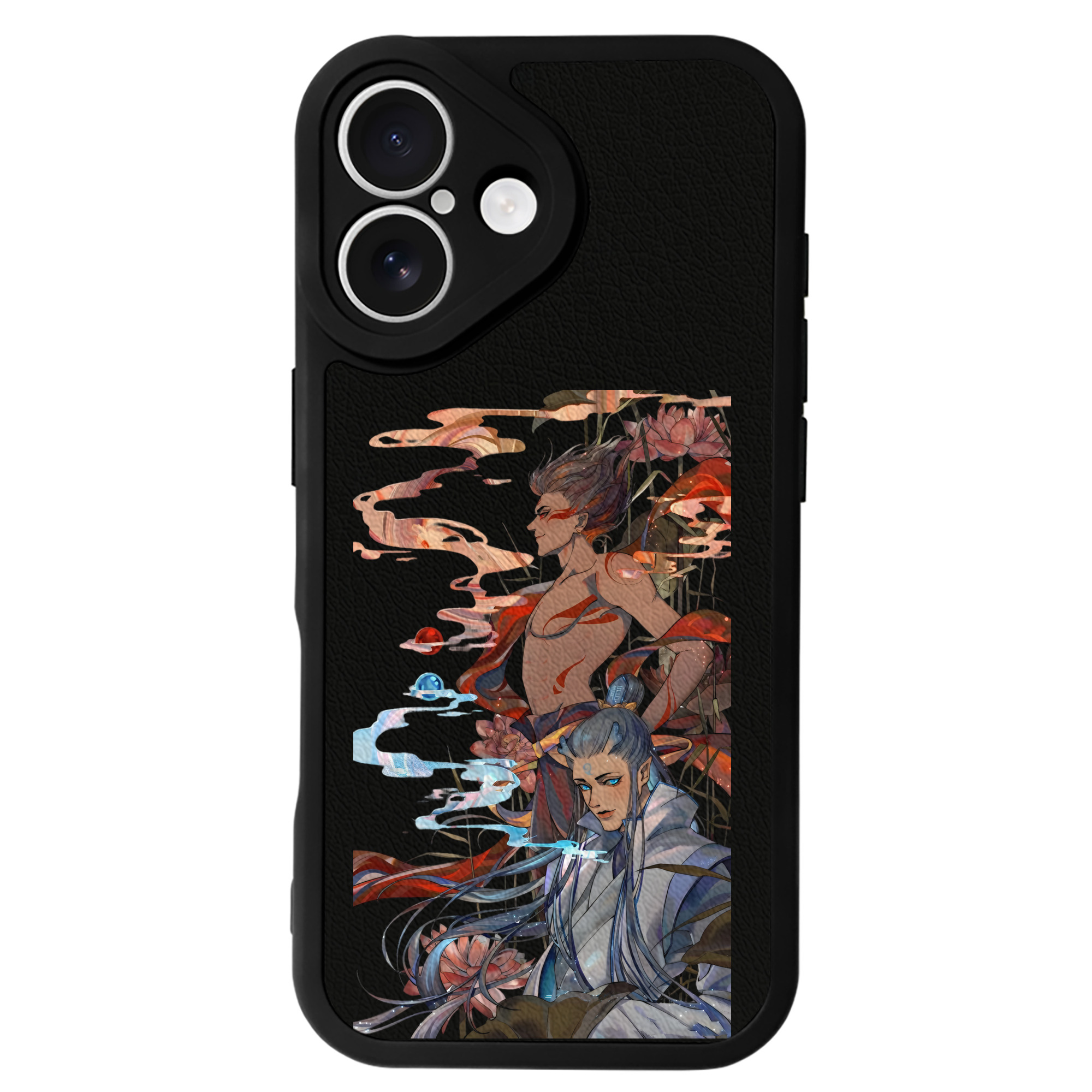 （画像用） Ne Zha 2 ナタ 魔童の大暴れ 【iPhone 16シリーズ対応】シリコンスマホケース（レザー調） 材質：シリコン
